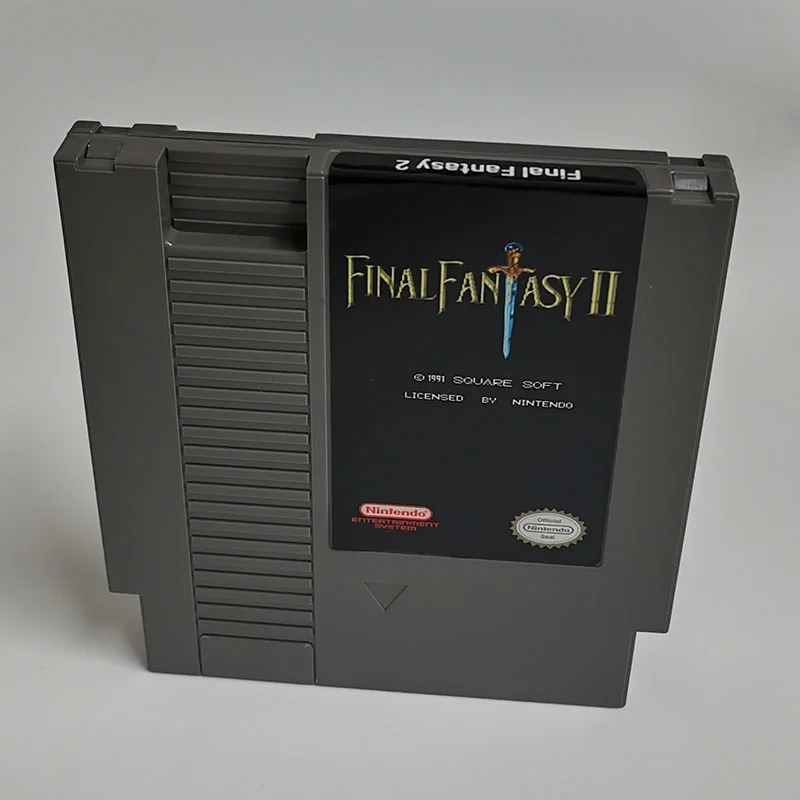 Final Fantasy 2 For Nintendo NES - 8 Bit Game Cartridge