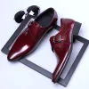 Spring Man Shoe Leather Formal Classic Italian Shoes