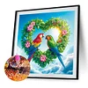 Papagei - speziell geformtes Diamantgemälde - 30*30cm