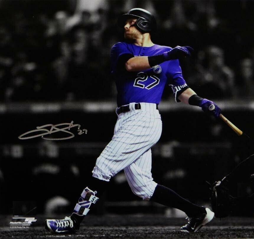 Trevor Story Autographed Signed 8x10 Photo Poster painting ( Rockies ) REPRINT