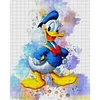 Watercolor Disney Donald Duck - 11CT Stamped Cross Stitch 40*50cm/15.75*19.69in
