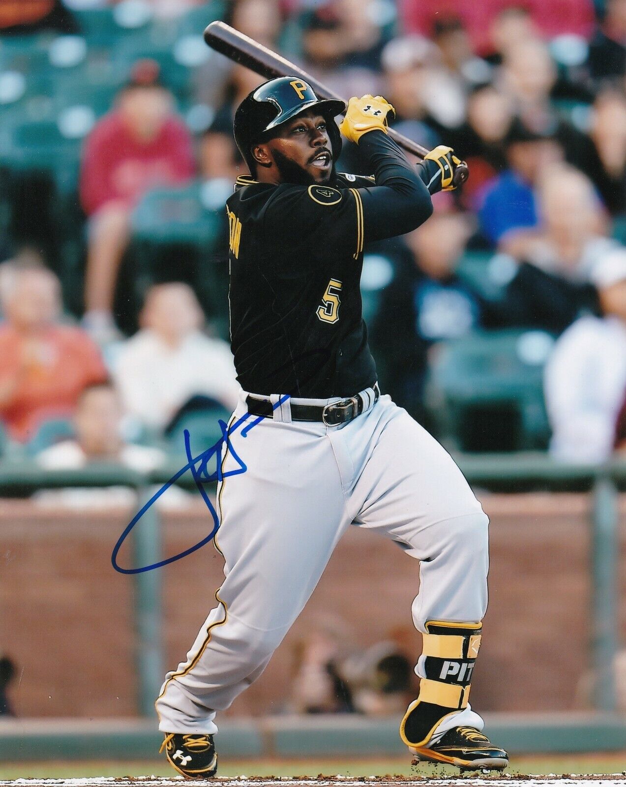 JOSH HARRISON PITTSBURGH PIRATES ACTION SIGNED 8x10