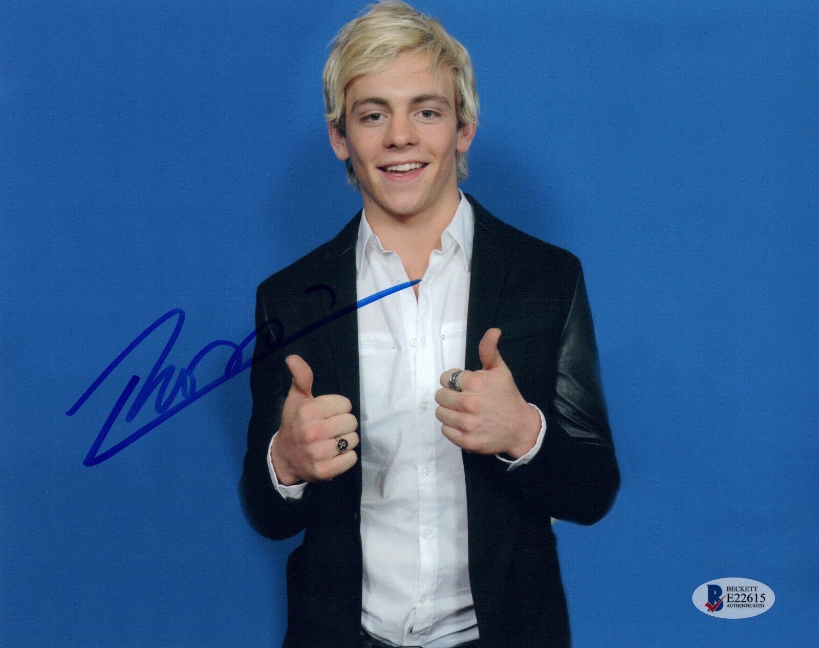 Ross Lynch Signed Autographed 8x10 Photo Poster painting R5 Austin & Ally Beckett BAS COA