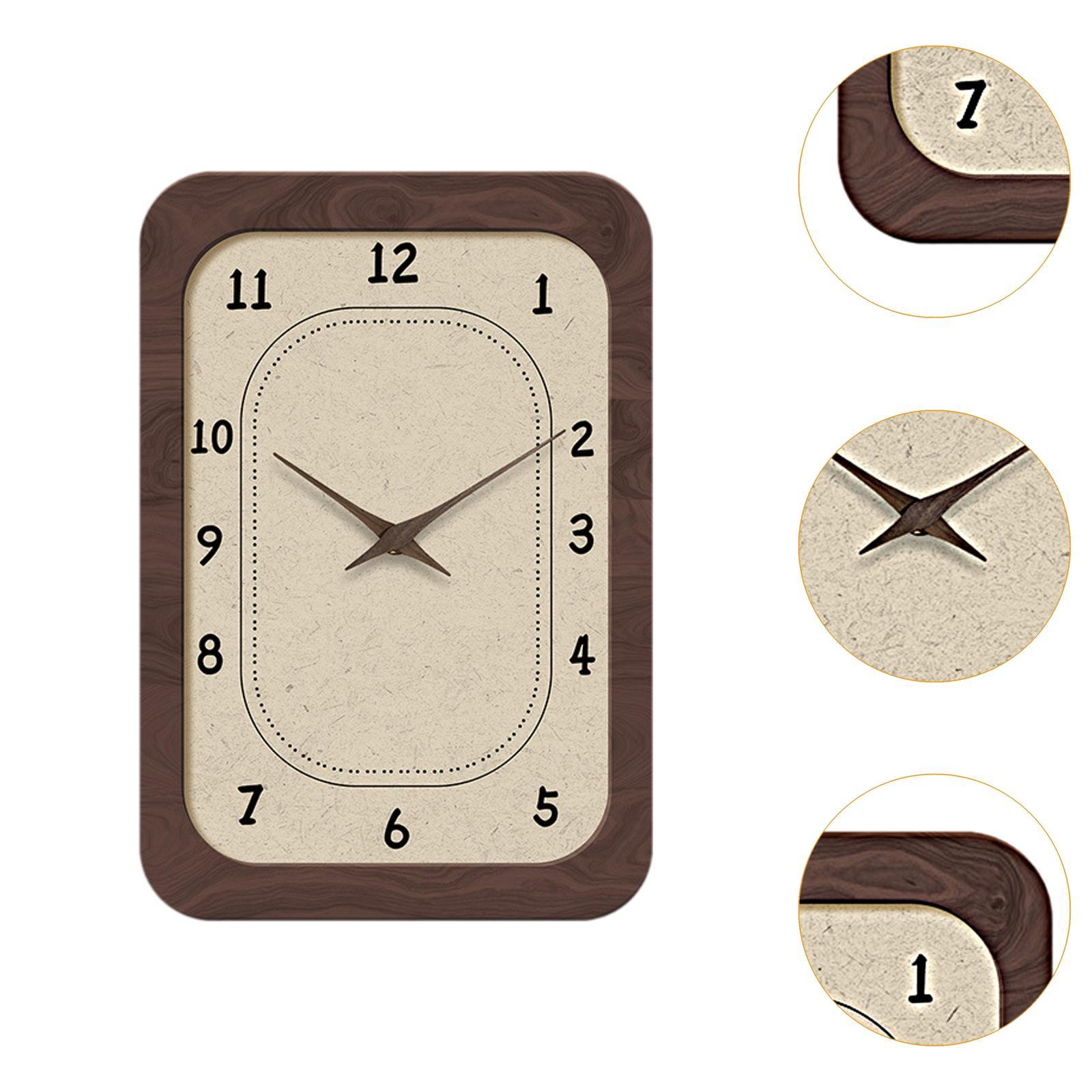 Wall Clock Wall Decor Practical Ideal Gift Silent Elegant Decorative Clock for Bedroom Kitchen Living Room Home Office