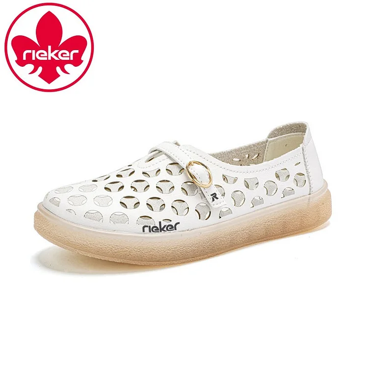 RIEKER® buty casualowe z wydrążonymi podeszwami dla mam z wygodną miękką podeszwą