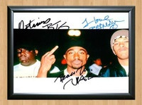 2Pac Notorious BIG Redman Signed Autographed Photo Poster painting Poster Print Memorabilia A2 Size 16.5x23.4