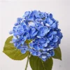 Real Touch Moisture Blue White Hydrangea Artificial Stem Flower