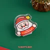 20PCS Christmas Theme Acrylic Paper Photo Pins Student Stationery Snacks Bag Clips