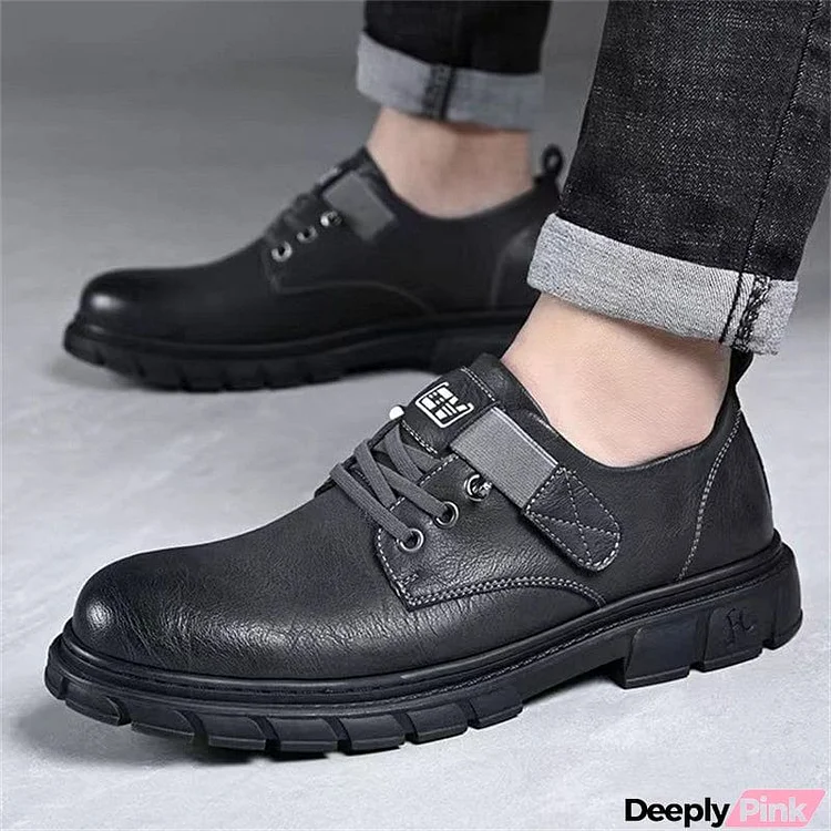 Men's Daily Casual Handsome Thick Sole Office Wear Shoes