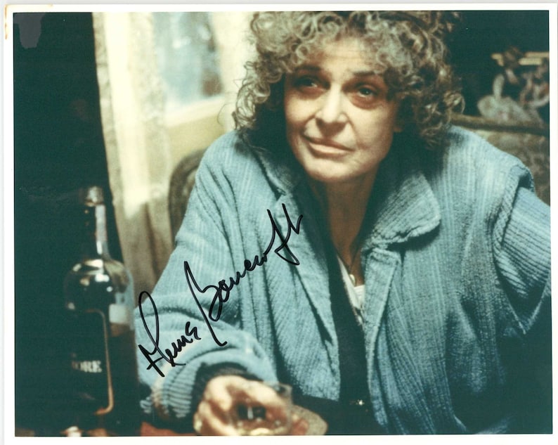 Anne Bancroft (d. 2005) Signed Autographed Glossy 8x10 Photo Poster painting - COA Matching Holograms