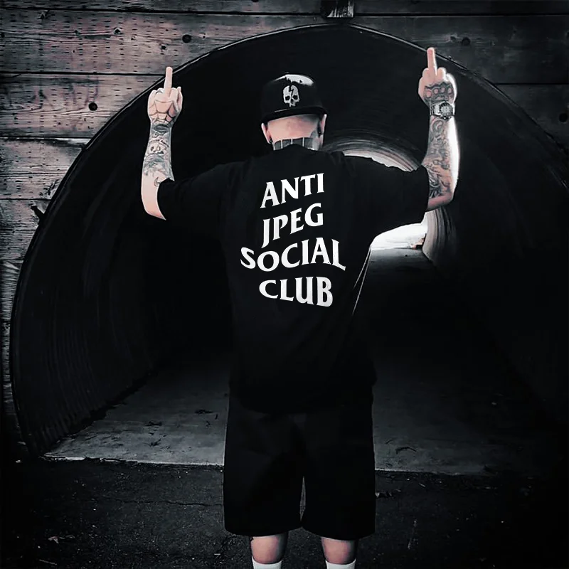 Anti Jepg Social Club Printed Men's T-shirt -  UPRANDY