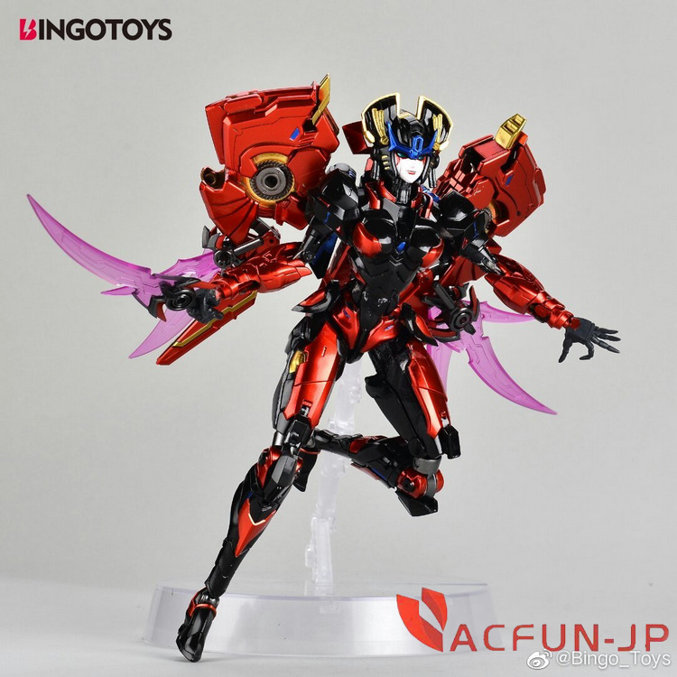 【BingoToys】BT-02 合金 変形 機甲少女 Wind girl
