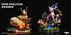 1/20 & 1/15 Scale World Zukan Evolution of Espeon Set with LED - Pokemon Resin Statue - SK Studios