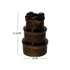 Retro Style Brown Plaster Jewelry Display Stand