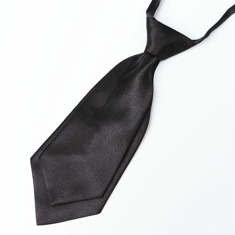 Handmade Bow Tie Necktie Solid Color Double Layer Women's and Children's School Uniform Shirt Accessories Trendy Small Tie Gifts