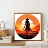 Diamond Painting -DIY Round Drill Western Cowgirl