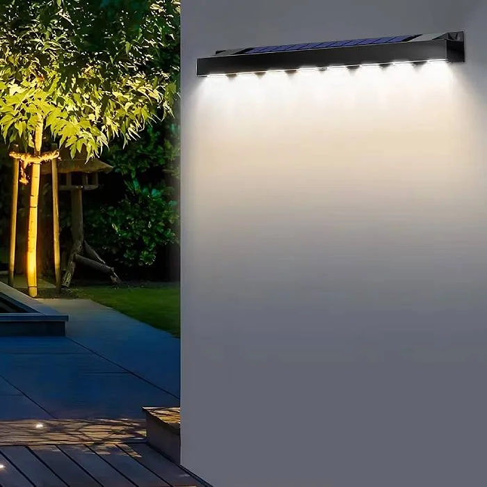 Outdoor Solar Wall Lights - 8 LEDS