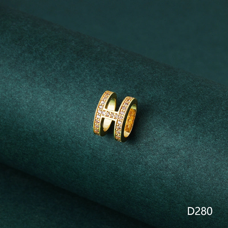 1 Piece 1-2cm Copper Zircon Geometric Jewelry Accessories Pendant