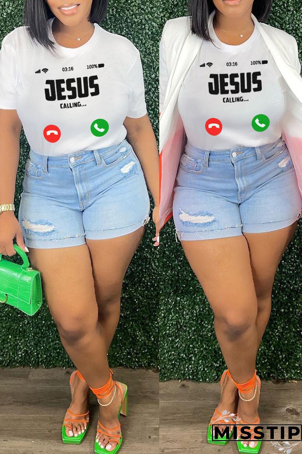 Black Casual Print Patchwork O Neck T-Shirts