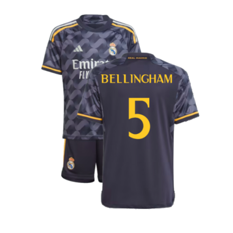 Real Madrid Jude Bellingham 5 Auswärtstrikot Kinder Mini Kit 2023-2024