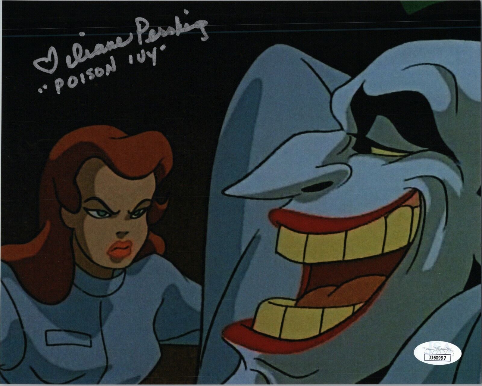 DIANE PERSHING Signed POISON IVY - BATMAN THE ANIMATED SERIES 8x10 Photo Poster painting JSA COA