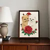 Diamond Painting-DIY Special Shaped Drill Pearl Painting Loving Puppy(30x40cm)