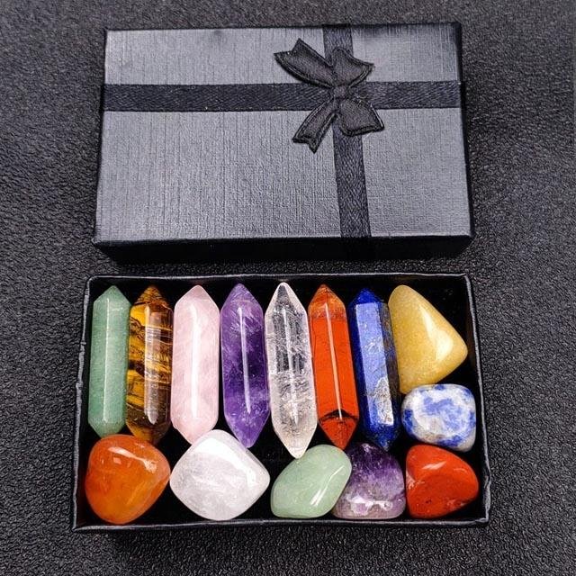 7 CHAKRA REIKI HEALING STONE SET 🎁SUMMER GIFT🎁