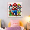 Super Mario-11CT Stamped Cross Stitch 45*45cm tapestrymarket
