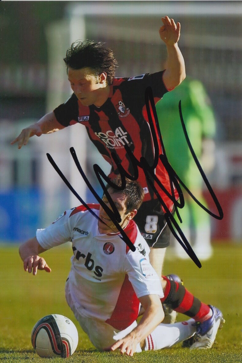 BOURNEMOUTH HAND SIGNED HARRY ARTER 6X4 Photo Poster painting 1.