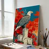 Eagle of Remembrance-Framed oil painting by numbers 30*40CM