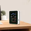 10 In 1 Multifunctional Air Quality Detector Type-C Charging Carbon Dioxide Airs Tester LCD Screen Portable Smartair Quality Tester for CO2 CO TVOC HCHO Temp AQI PM2.5 10 Detect