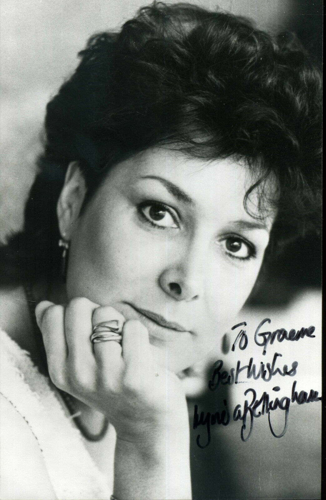 LYNDA BELLINGHAM Signed Photo Poster paintinggraph - TV & Film Actress - preprint