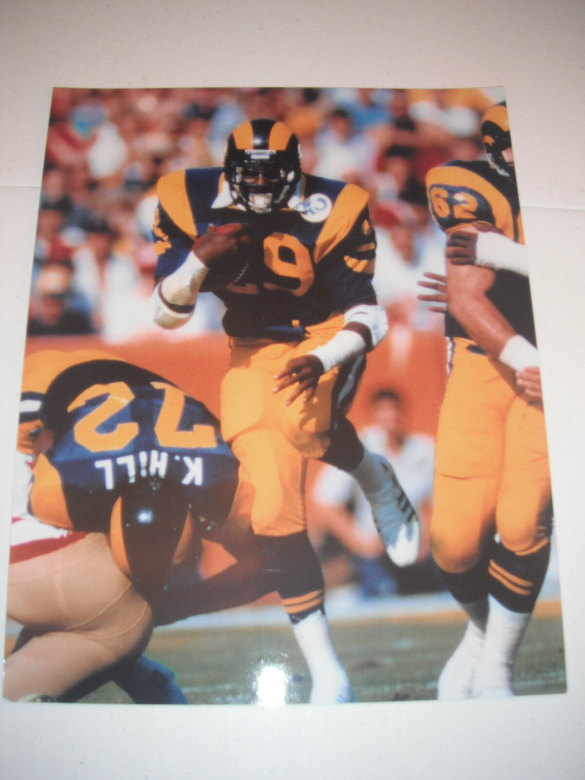 Eric Dickerson Football Live Color 11x14 Promo Photo Poster painting