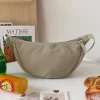 Sac &agrave; bandouli&egrave;re de couleur unie boulette en nylon d&eacute;contract&eacute;