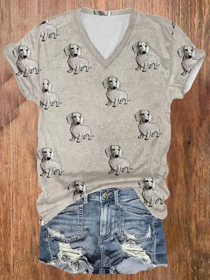 Women's Animal Print Print Casual T-Shirt