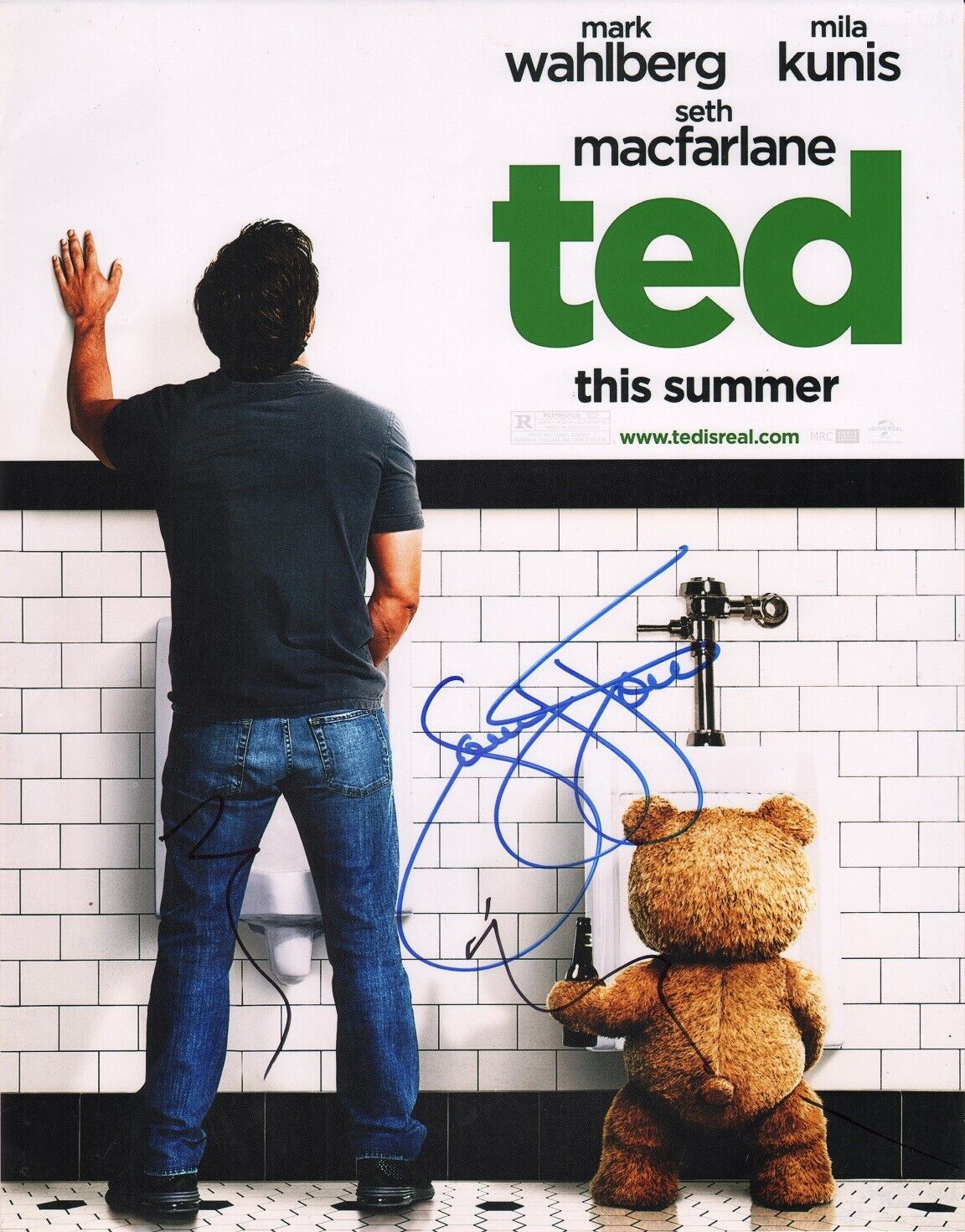 MARK WAHLBERG & SAM J.JONES Authentic Hand-Signed TED