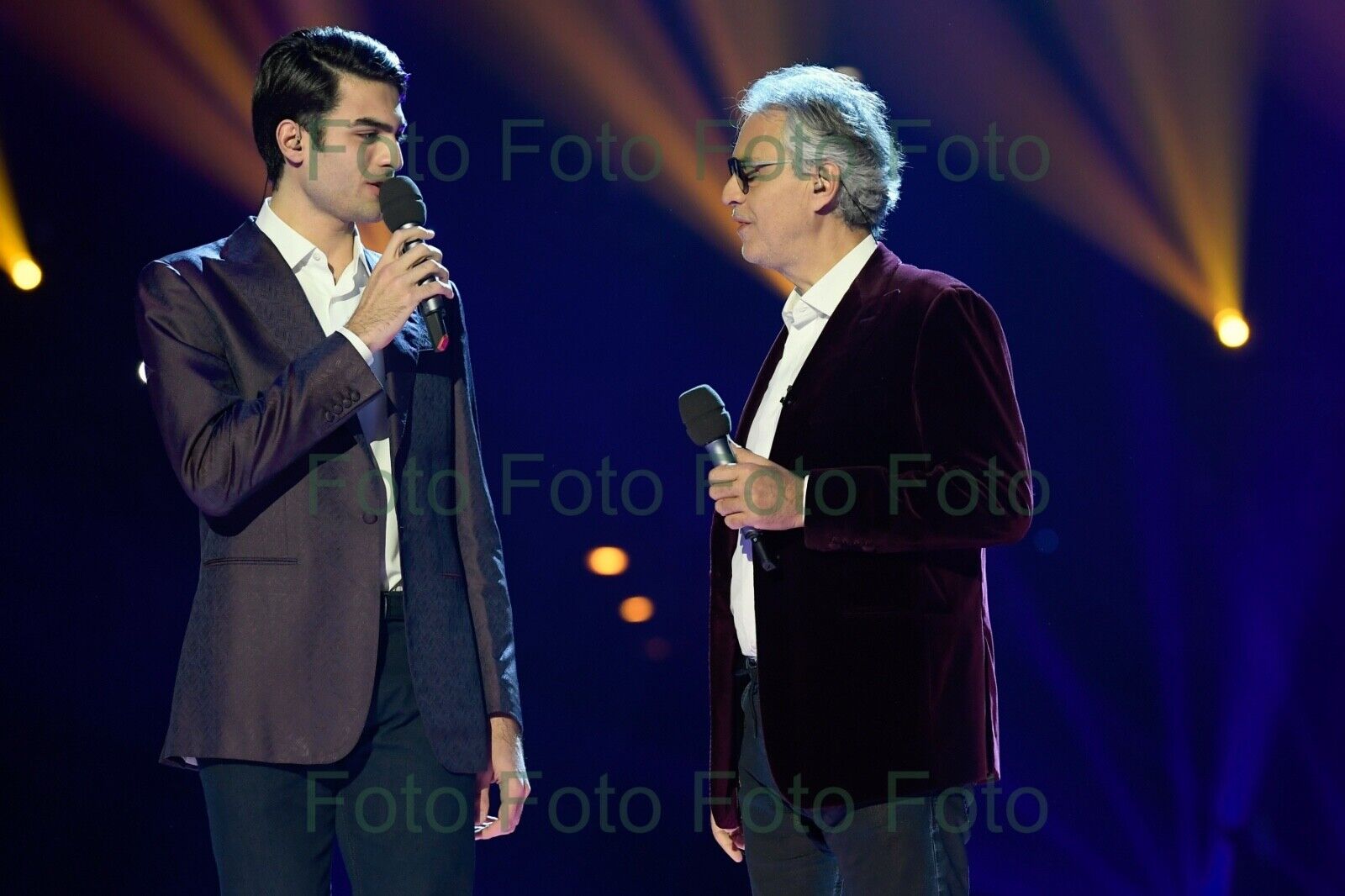 Andrea Bocelli Matteo Tenor Musik Foto 20 x 30 cm ohne Autogramm (Be-4