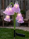 Solar Flower Stake Light Outdoor Garden Decorative Lily Lawn Lamp