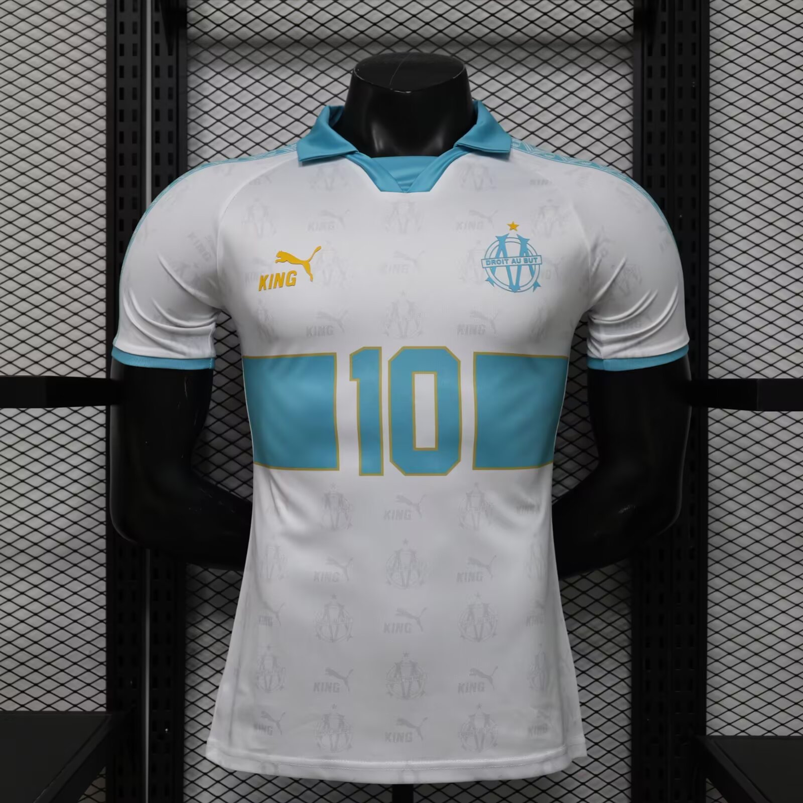 2026/2027 Player Version Olympique de Marseille Leisure Retro Football Jersey（The player version jersey is a bit tight, please pay attention to the size selection）