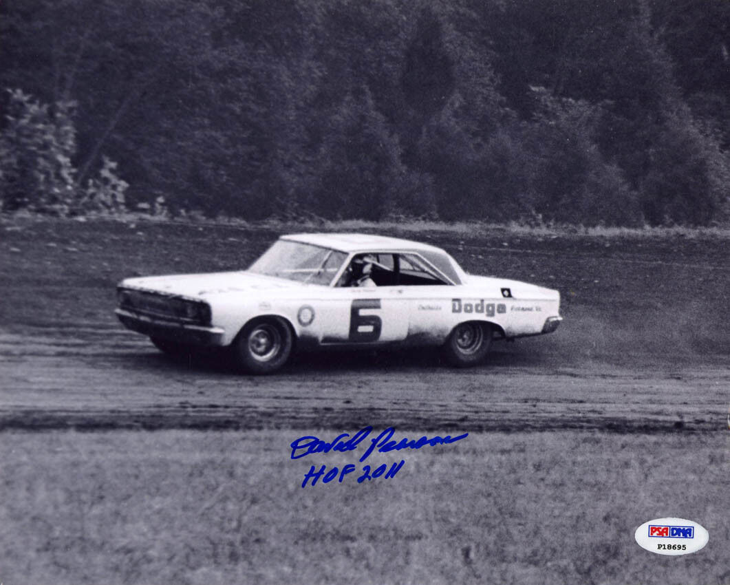 David Pearson SIGNED 8x10 Photo Poster painting + HOF 2011 NASCAR LEGEND PSA/DNA AUTOGRAPHED