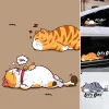 Autocollant cr&eacute;atif de moto/voiture de chat de dessin anim&eacute;