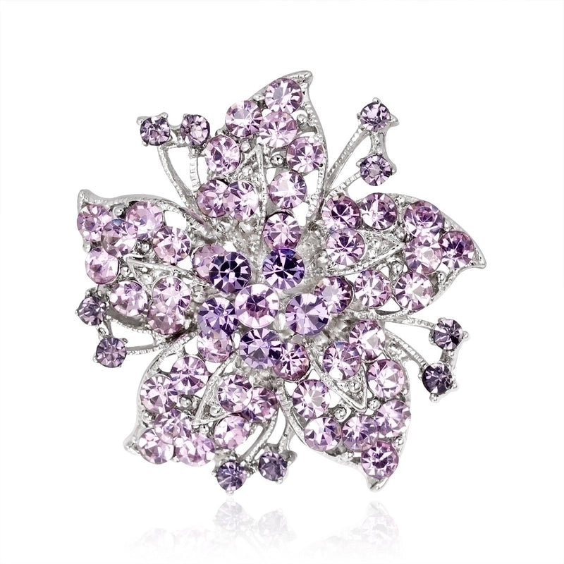 Korean Style Pin Flower Alloy Diamond Other Women’S Brooches
