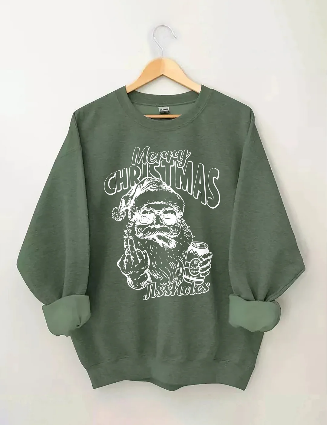 Merry Christmas Assholes Sweatshirt