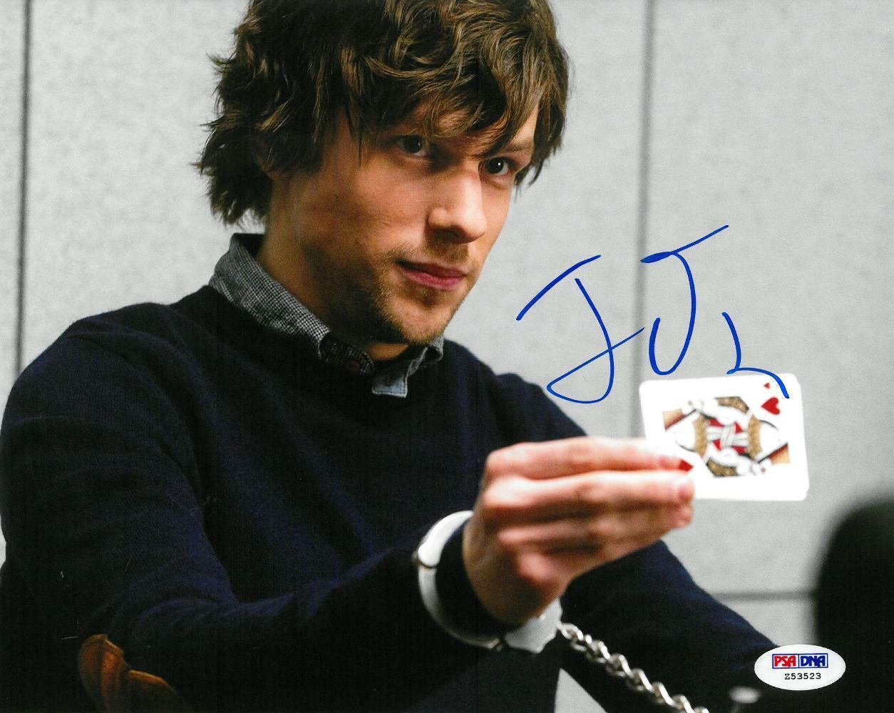 Jesse Eisengerg Signed Now You See Me Autographed 8x10 Photo Poster painting PSA/DNA #Z53523