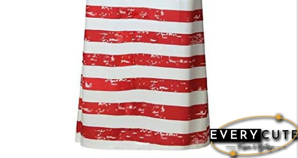 Women's Flag Printed Skirt