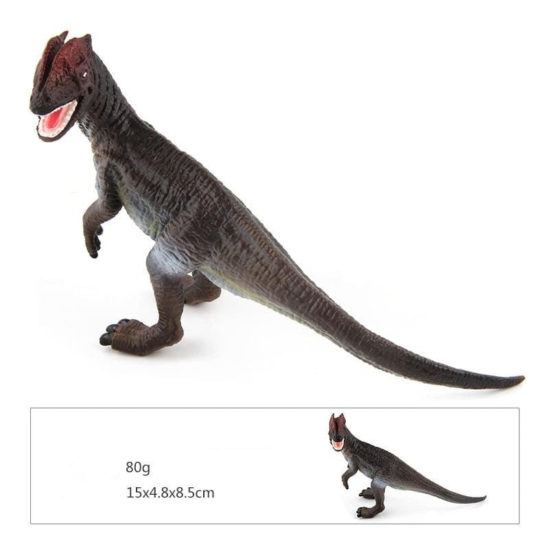 6‘’ Realistic Dilophosaurus Dinosaur Solid Action Figure Model Toy Decor
