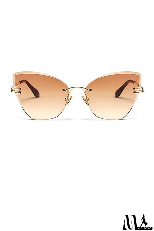 MidiSono - Cat Eye Gradient Sunglasses