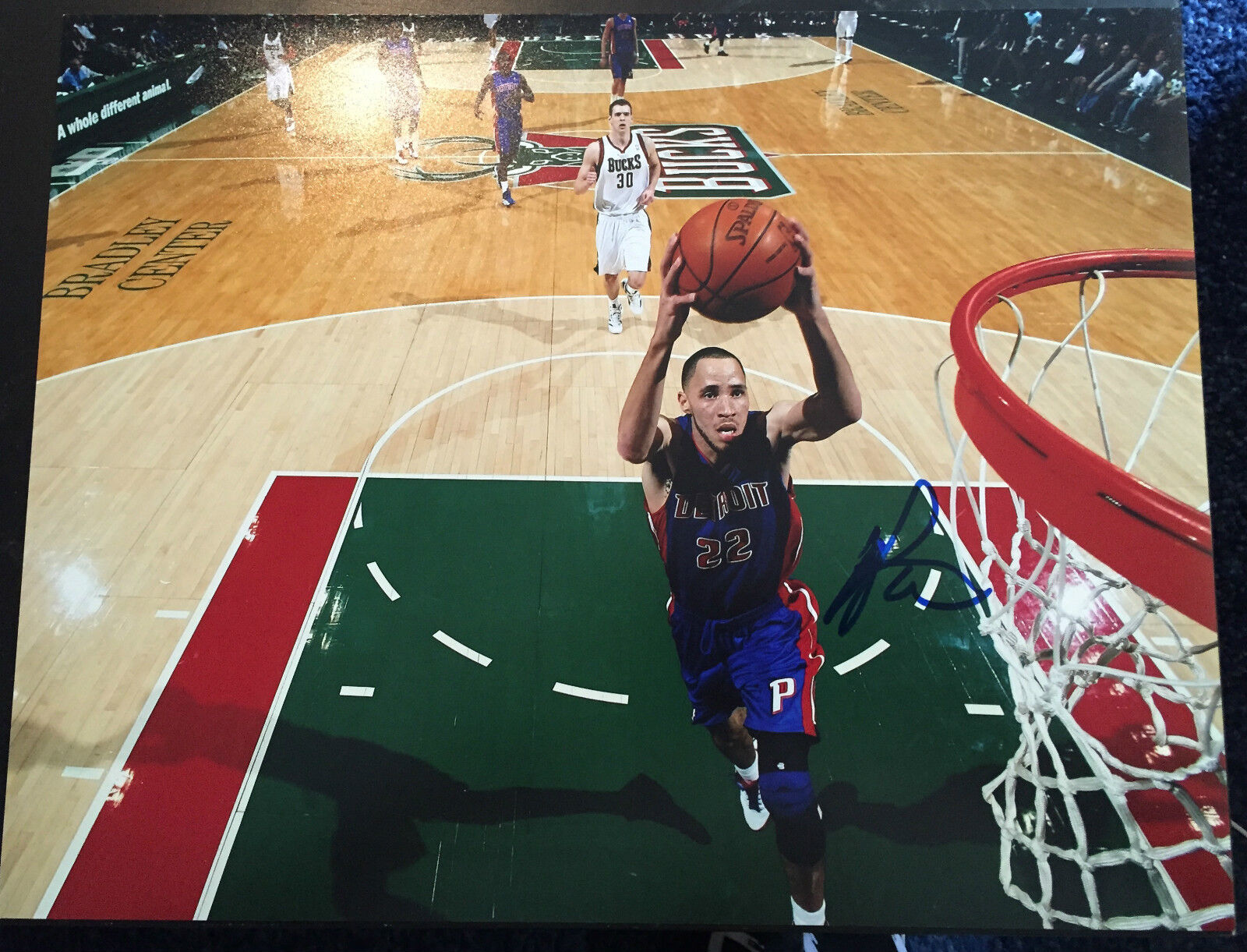 Detroit Pistons Tayshaun Prince Signed Autographed 11x14 Photo Poster painting COA