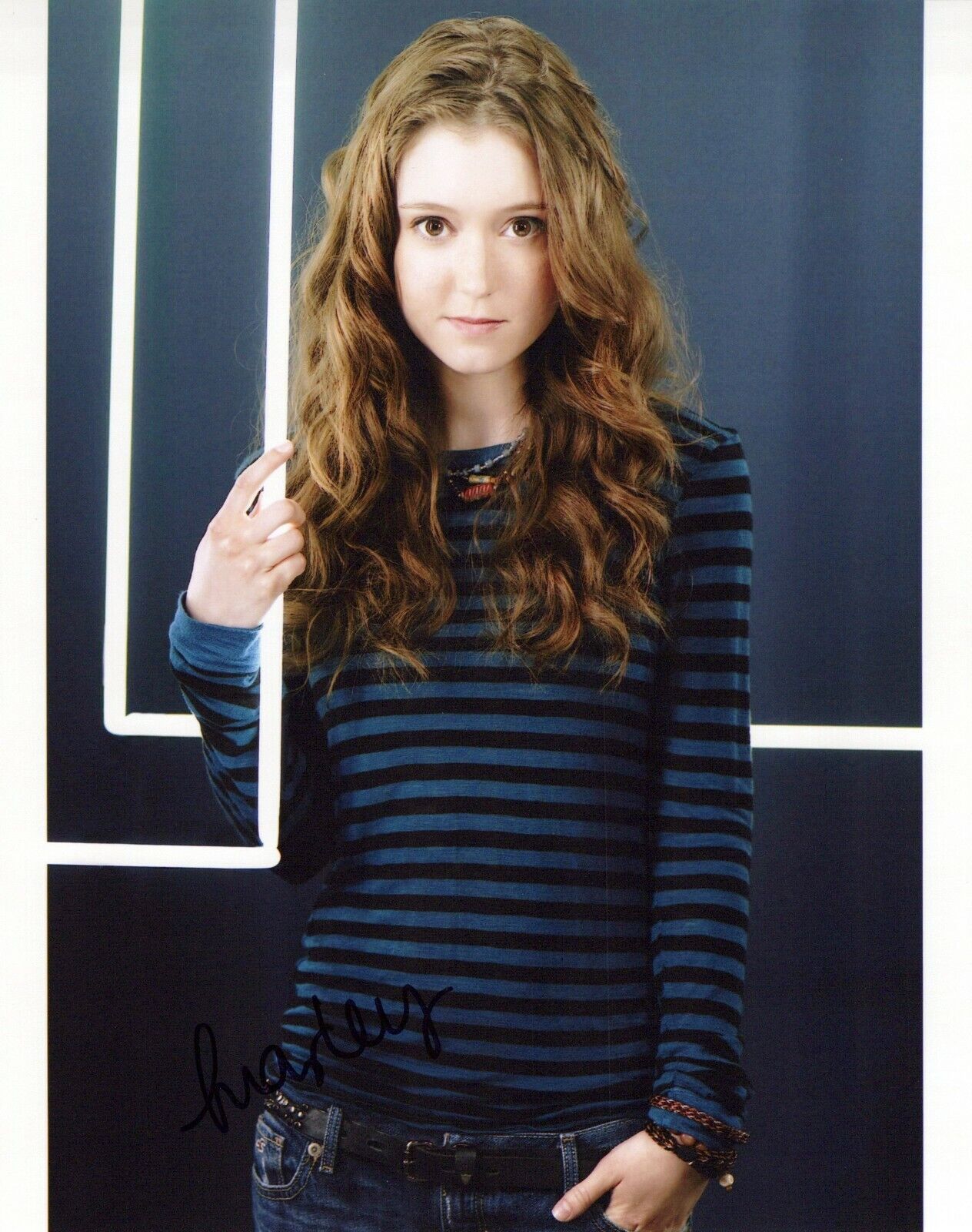 Hayley McFarland glamour shot autographed Photo Poster painting signed 8x10 #4