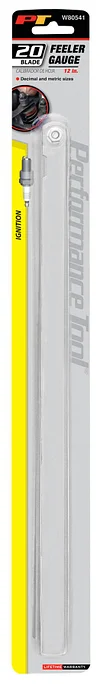 Performance Tool W80541 20-Piece Blade SAE and Metric 12-Inch Extra Long Feeler Blade Set